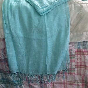 Elegant turquoise Women's Scarf